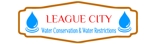 League city water conservation logo