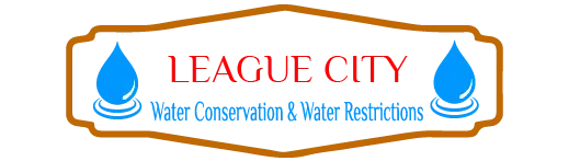 League city water conservation logo